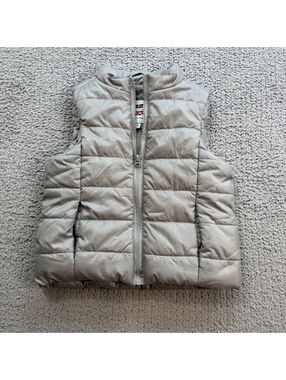 Beat London by Pepe Jeans Kids Puffer Vest Gray Size 4/104 Full Zip